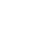 A simple black tree silhouette with curved branches is centered in a white circular background with a thin black border, conveying minimalism and nature.